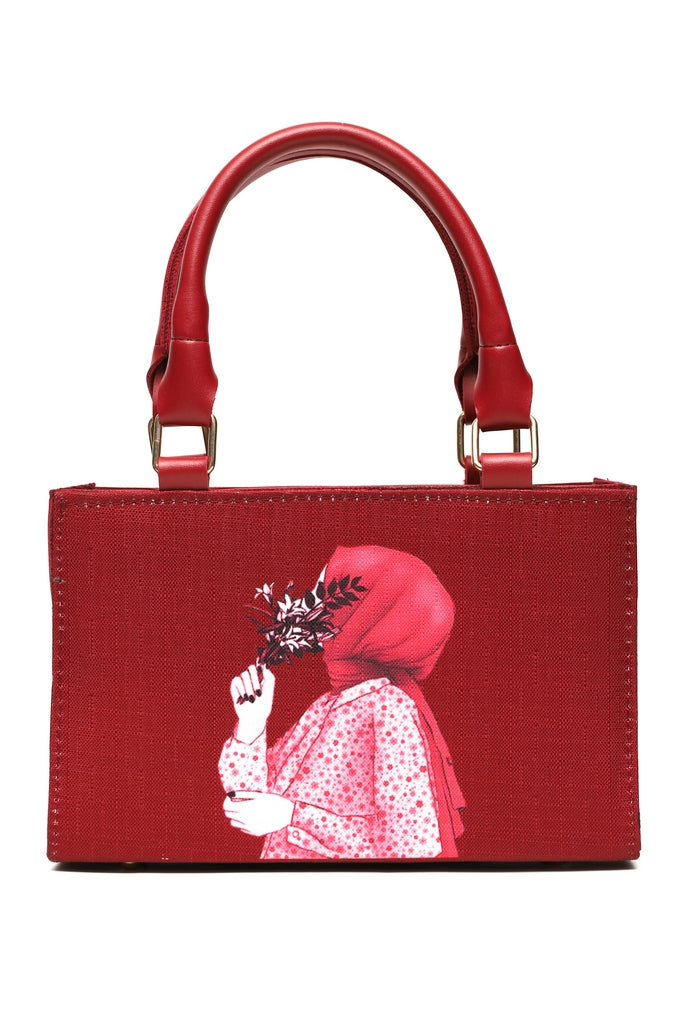 Hijab Girl Printed Mini Bag