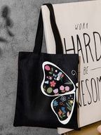 Butterfly Hand Painted Tote Bag