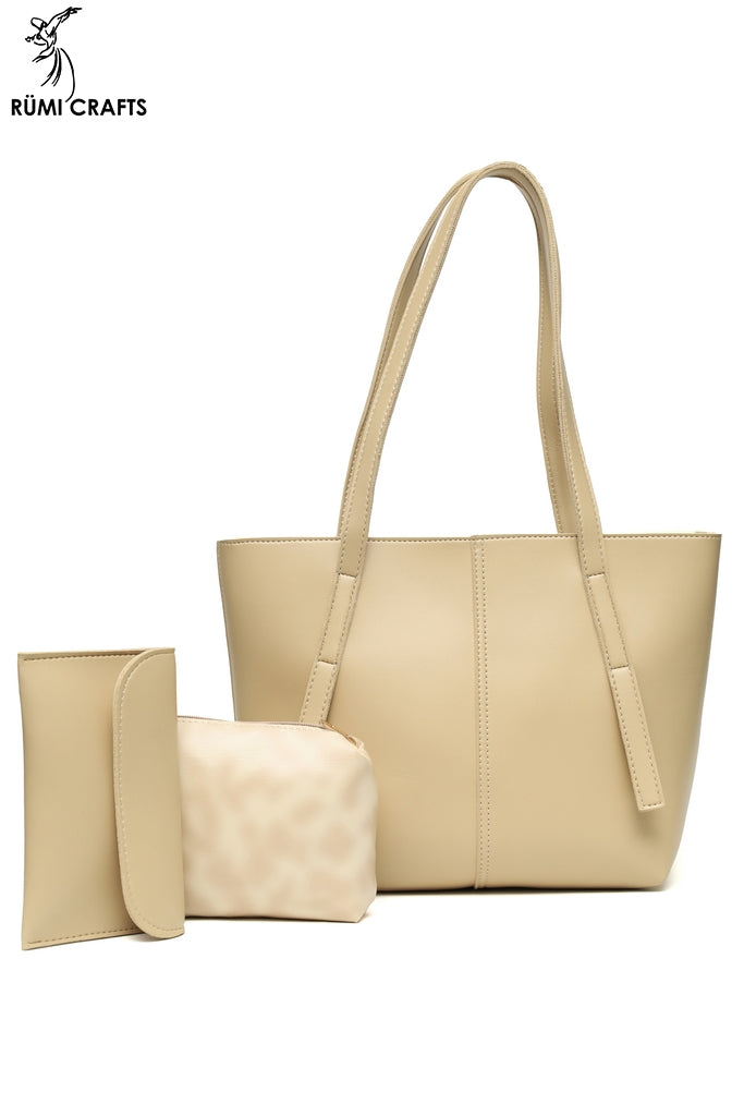 3‑Piece Leather Bag Set