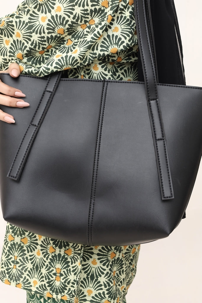 3‑Piece Leather Bag Set