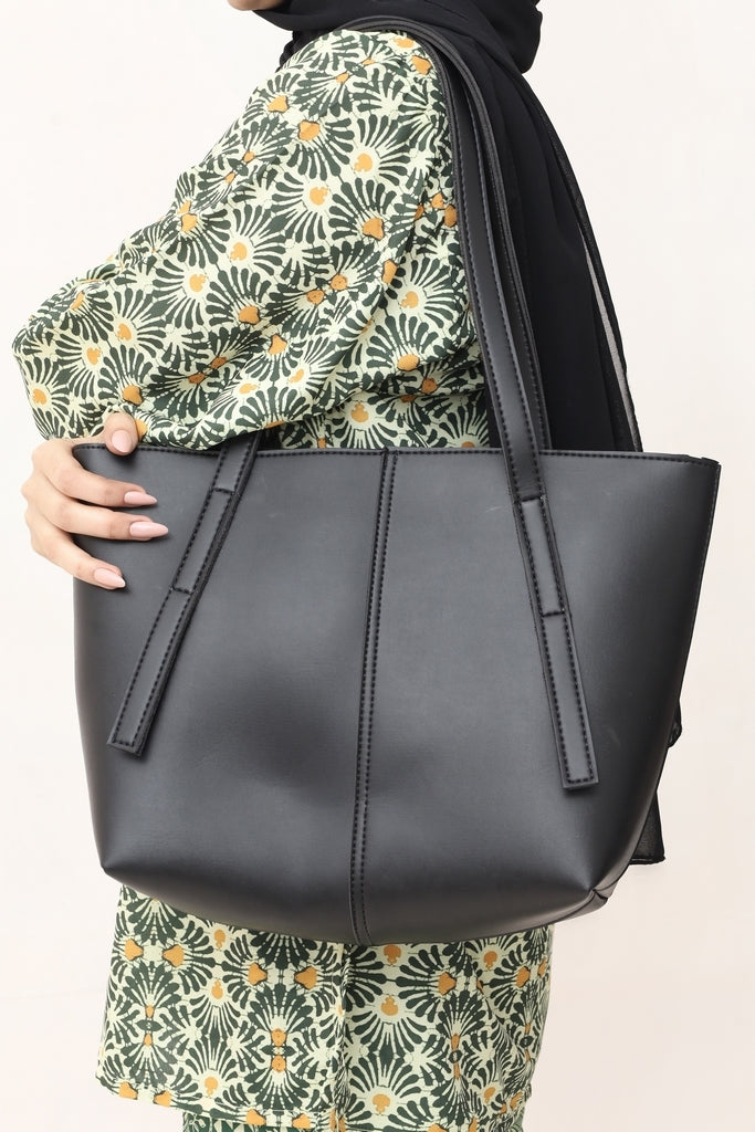 3‑Piece Leather Bag Set