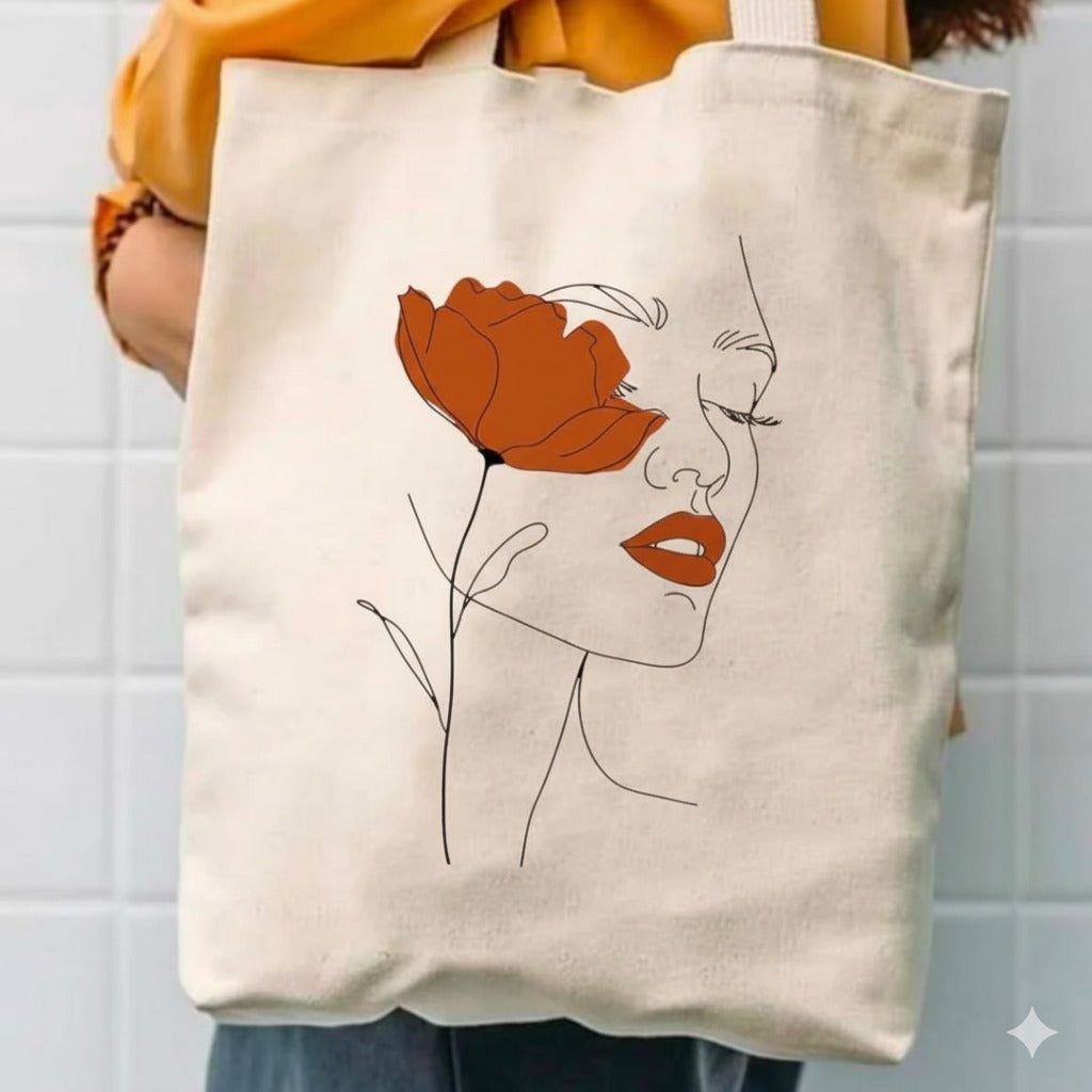 Folora Girl Printed Tote Bag