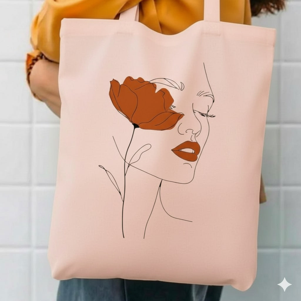 Folora Girl Printed Tote Bag