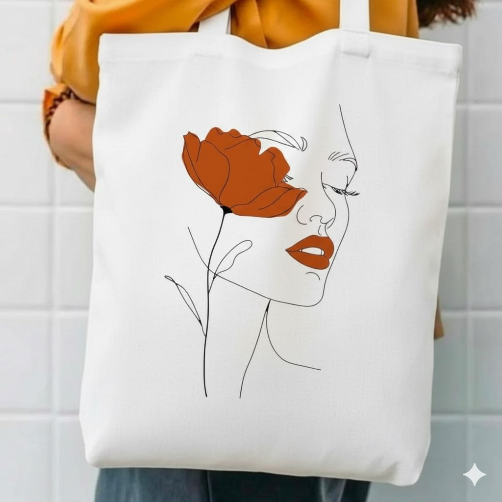 Folora Girl Printed Tote Bag