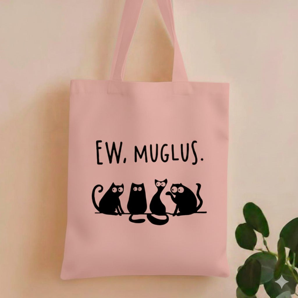 Maglus Cat Printed Tote Bag