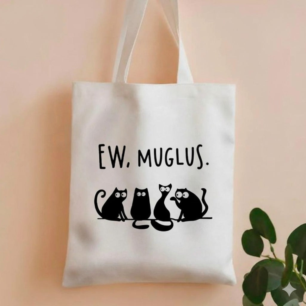 Maglus Cat Printed Tote Bag