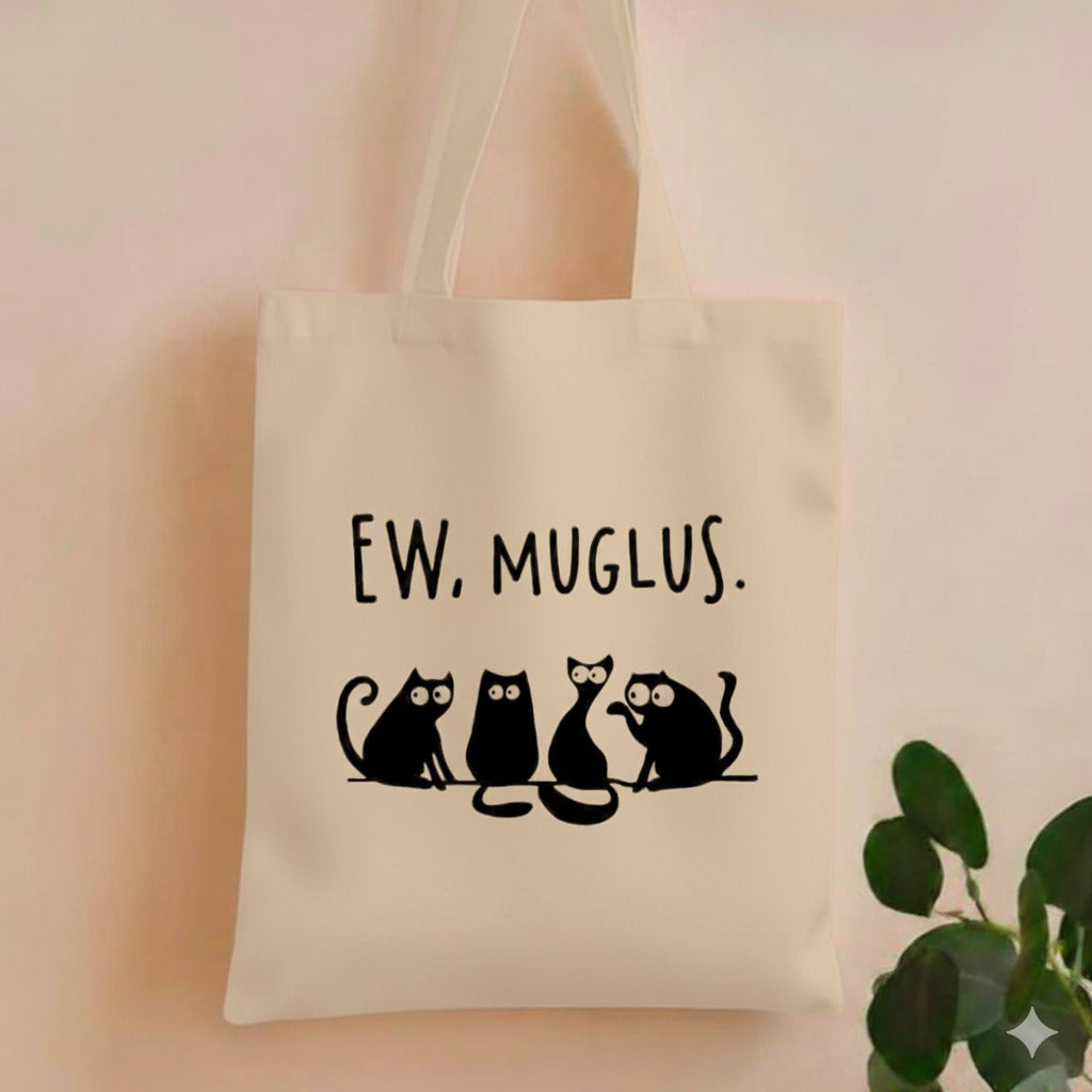 Maglus Cat Printed Tote Bag