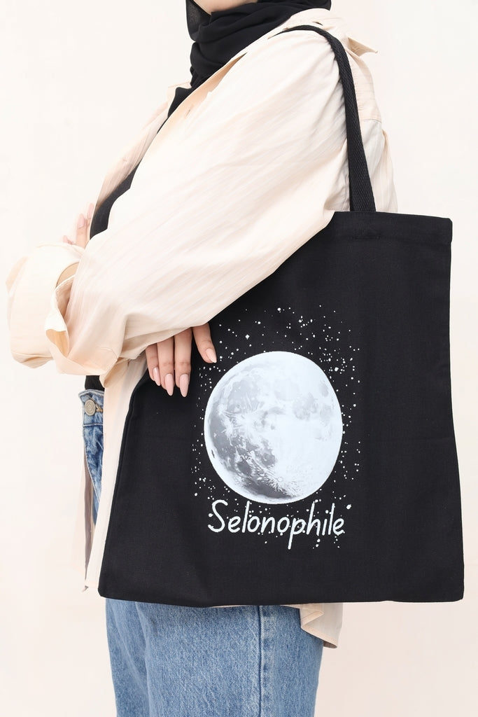 Selenophile Printed Tote Bag