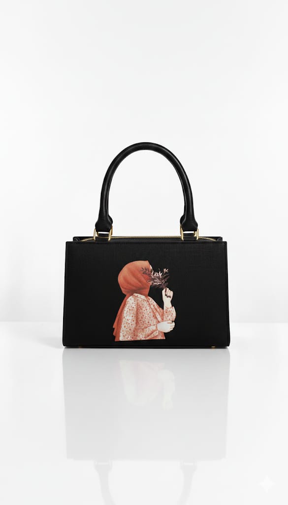 Hijab Girl Printed Mini Bag