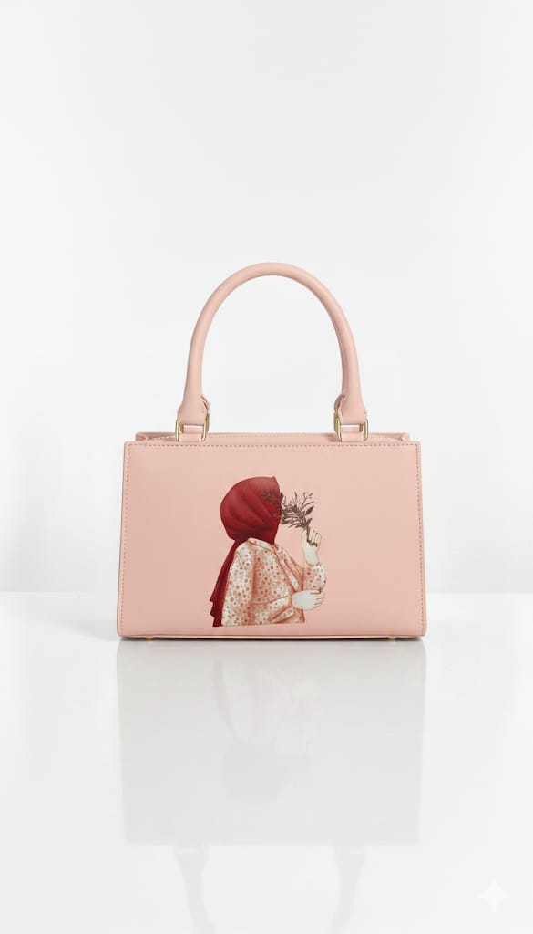 Hijab Girl Printed Mini Bag