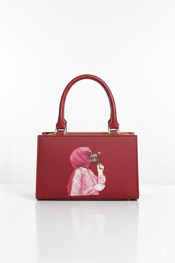 Hijab Girl Printed Mini Bag